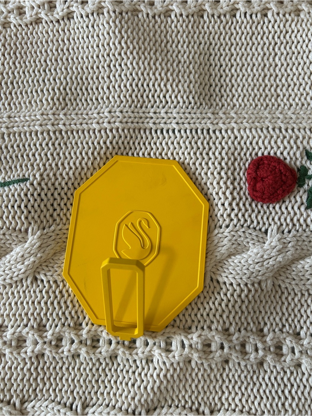 Yellow Swarovski mirror